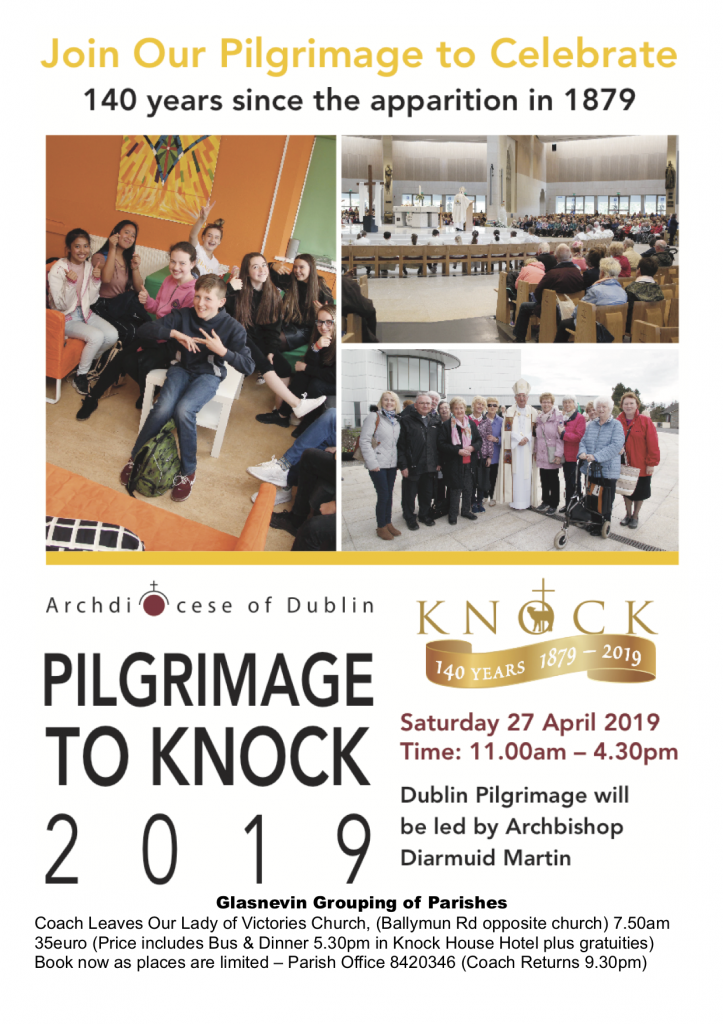 Poster for Our Lady of Victories 2019 Pilgrimage to Knock