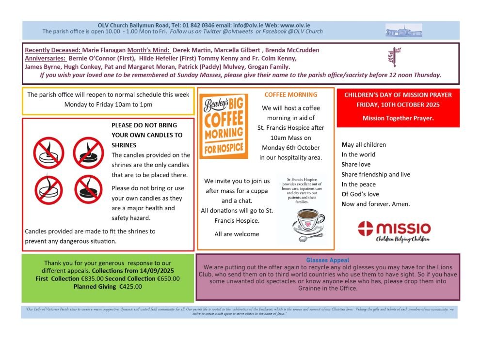 Newsletter 5 Oct 25