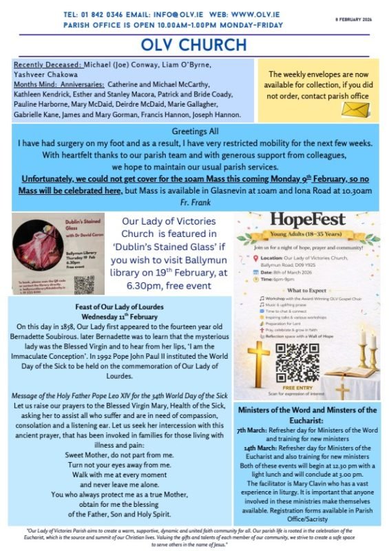 Newsletter February 8